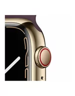 Smartwatch - Apple Watch S7 + Cellular Stal nierdzewna 45mm Fioletowy - miniaturka - grafika 1