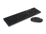 Zestawy myszka + klawiatura - Conceptronic ORAZIO01DE klawiatura Dołączona myszka RF Wireless QWERTY Niemiecki Czarny - miniaturka - grafika 1