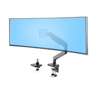 Uchwyty do monitorów - StarTech H1M1AG1-MONITOR-ARM uchwyt / stojak do monitorów 124,5 cm (49") Biurko Czarny - miniaturka - grafika 1