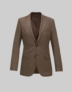 marynarka brolo brąz slim fit - Marynarki męskie - miniaturka - grafika 1