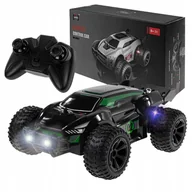 Zabawki zdalnie sterowane - Zdalnie Sterowany Samochód Terenowy Wyścigówka Auto Rc Pilot Led + 2 Aku - miniaturka - grafika 1