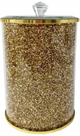 Pojemniki kuchenne - POJEMNIK PUDEŁKO DEKORACYJNE GLAMOUR KRYSZTAŁY TY1520-J - miniaturka - grafika 1