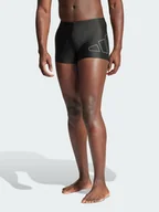 Kąpielówki męskie - Kąpielówki bokserki męskie Adidas Big Bars Boxer IU1887 5 Czarne (4067887769365) - miniaturka - grafika 1