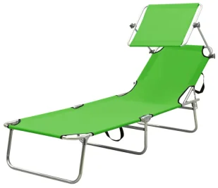 Elior Leżak ogrodowy z daszkiem Z2-C63 - Leżaki ogrodowe Elior Leżak ogrodowy z daszkiem Z2-C63 - Leżaki ogrodowe - miniaturka - grafika 1