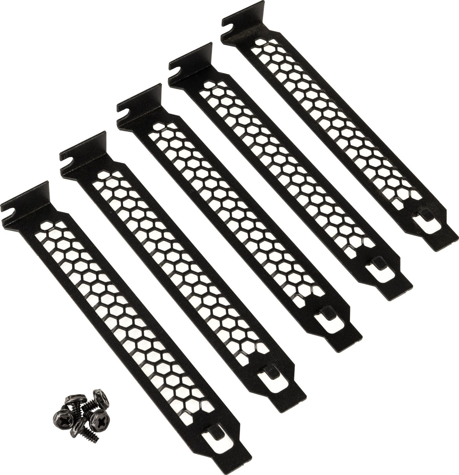Kolink Kolink PCI Slotblenden - 5 Stück, schwarz