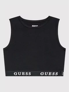 Koszulki dla dziewczynek - Guess Top J2YI34 KABR0 Czarny Slim Fit - grafika 1