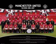 Plakaty - GBeye Manchester United Drużyna Zdjęcie 16/17 - plakat 50x40 MP2048 - miniaturka - grafika 1