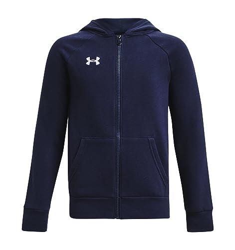 Under Armour Chłopięca bluza polarowa z kapturem i zamkiem błyskawicznym