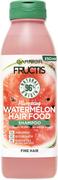 Szampony do włosów - Garnier Fructis Plumping Watermelon Hair Food Shampoo 350 ml - miniaturka - grafika 1