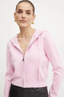Patrizia Pepe kardigan kolor różowy 2K0306 K221 - Swetry damskie - miniaturka - grafika 1