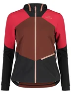 Kurtki i kamizelki sportowe damskie - Maloja Kurtka hybrydowa "MarlingM" w kolorze brązowo-czarno-różowym - miniaturka - grafika 1