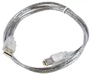 Kabel USB MicroConnect USB2.0 A-B 5m M-M,Transparent USBAB5T - Kable USB - miniaturka - grafika 1