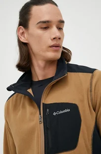 Columbia bluza męska kolor brązowy wzorzysta - Bluzy męskie - miniaturka - grafika 1