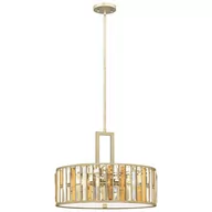Lampy sufitowe - Elstead Lighting Błyszcząca lampa wisząca Gemma, 54 cm - miniaturka - grafika 1