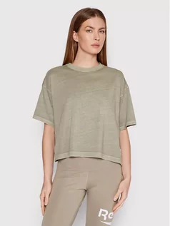 Koszulki i topy damskie - Reebok T-Shirt Classics Natural Dye H46812 Szary Oversize - grafika 1