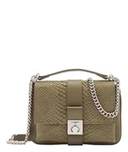 Torebki damskie - Liebeskind Berlin Damska torba na ramię, mała (wys. x szer. x gł.) 16 cm x 21 cm x 3 cm), Oakmoss, Small (HxBxT 16cm x 21cm x 3cm) - miniaturka - grafika 1