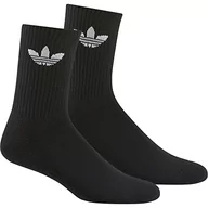 Skarpetki damskie - adidas Unisex Custom CRW Sck skarpety, czarne/białe, XS - miniaturka - grafika 1