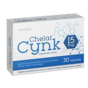 Witaminy i minerały - Medso, Chelat Cynk 15Mg, 30 Tabletek - miniaturka - grafika 1
