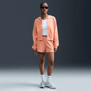 Nike Damska kurtka Chll Ft Fz Hdy, Apricot Agate/Htr/Sail, XL - Kurtki damskie - miniaturka - grafika 1