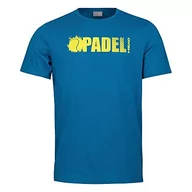 Koszulki męskie - HEAD Męski T-shirt z wiosłami font M, niebieski, Rozmiar Uniwersalny/S - miniaturka - grafika 1