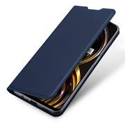 Etui i futerały do telefonów - Etui REALME 8I z klapką Dux Ducis skórzane Skin Leather granatowe - miniaturka - grafika 1