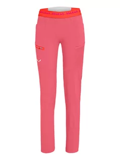 Spodnie sportowe damskie - Salewa Spodnie funkcyjne "Pedroc Light" w kolorze koralowym - grafika 1