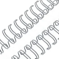 Okładki do laminatorów i bindownic - GRZBIET DRUTOWY do bindowania 3/4" szary - miniaturka - grafika 1