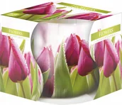 Świece - Bispol świeca zapachowa w szkle kwiaty 1szt - miniaturka - grafika 1