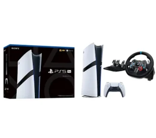 Sony PlayStation 5 Pro (PS5 2TB + Kierownica Logitech G29 Racing Wheel) - Konsole Playstation - miniaturka - grafika 1