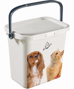 Pozostałe akcesoria dla psów - Curver PETLIFE MULTIBOXX Pojemnik na karmę 6L 26x20x24cm biały 221775 - miniaturka - grafika 1