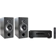 Zestawy stereo - Zestaw Stereo YAMAHA R-S202D + INDIANA LINE Tesi 261 Czarny - miniaturka - grafika 1