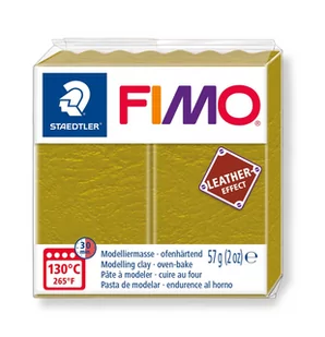 Staedtler Masa Fimo Leather effect 57g oliwkowy - Akcesoria rzeźbiarskie - miniaturka - grafika 1