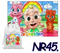 Puzzle - PUZZLE 96 EL. UKŁADANKA PREZENT MAŁY ANIOŁEK JJ + WORECZEK Z NADRUKIEM - miniaturka - grafika 1