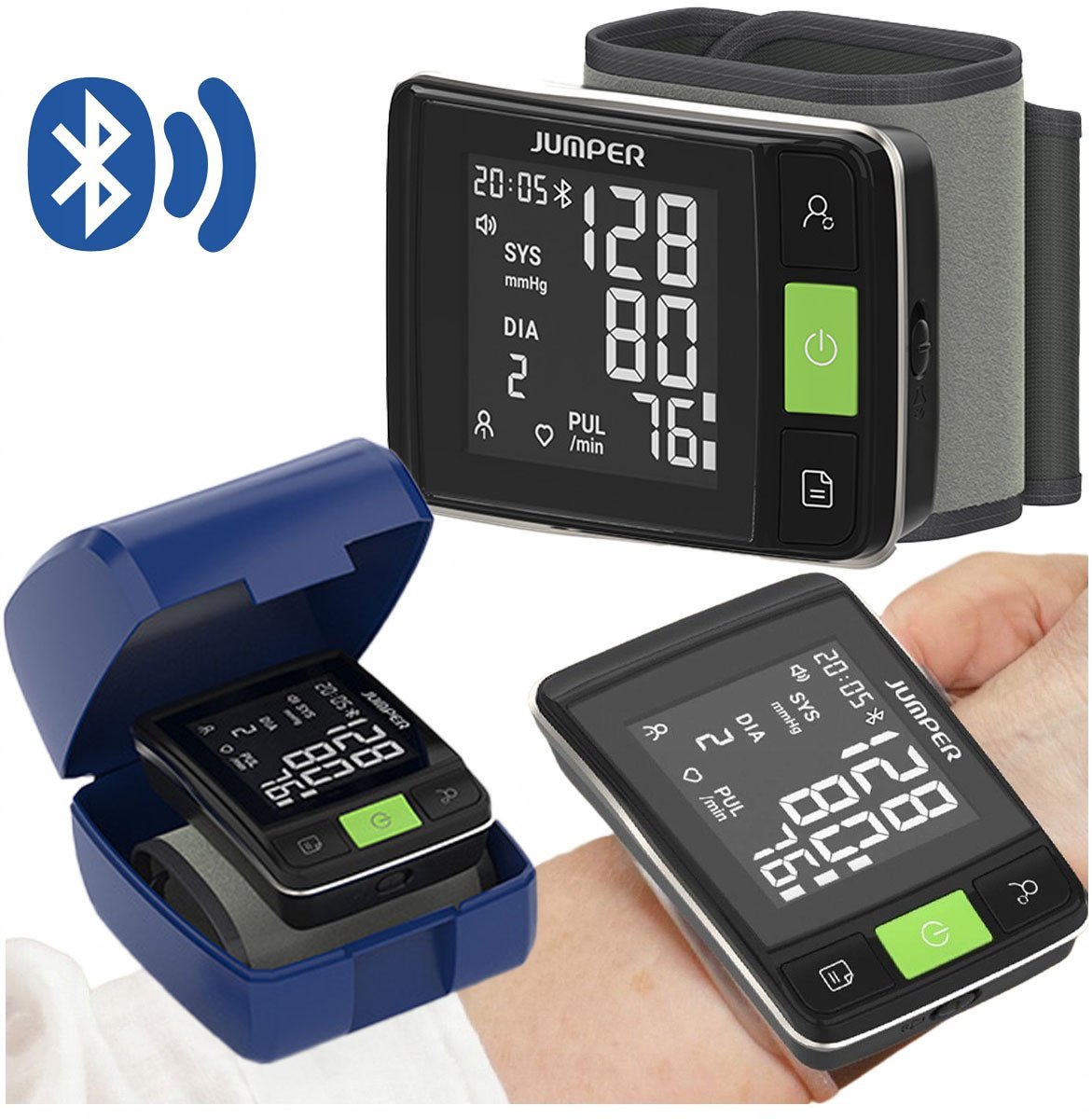 JUMPER CIŚNIENIOMIERZ HWA21 BIAŁY z