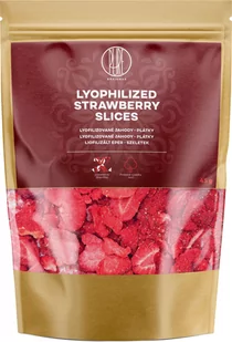 BrainMax Pure Liofilizowane truskawki, plastry, 45 g - Owoce świeże i suszone - miniaturka - grafika 1
