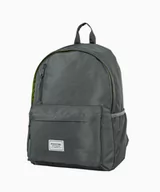 Plecaki - PUCCINI Oliwkowy młodzieżowy plecak z neonową podszewką - miniaturka - grafika 1