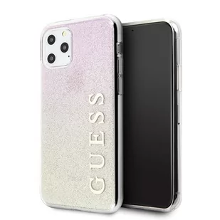 Guess Obudowa dla telefonów komórkowych Glitter Gradient pro iPhone 11 Pro Max GUHCN65PCUGLG Różowy - Etui i futerały do telefonów - miniaturka - grafika 2