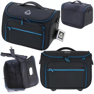 Kosmetyczka duża Davidt's Rapid Air Czarna 275.010.75 - Walizki - miniaturka - grafika 1