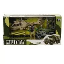 Zestaw wojskowy samolot auto figurka - Samoloty i helikoptery - miniaturka - grafika 1