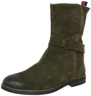 Kozaki damskie - Tommy Hilfiger MEIZ 3A FG56814576 kozaki dziewczęce, Zielona torba Duffle Bag 372, 31 EU - miniaturka - grafika 1
