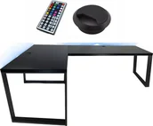 Biurka gamingowe - BIURKO GAMINGOWE NARONE LOFTOWE KOMPUTEROWE STABILNE 240X160 - miniaturka - grafika 1