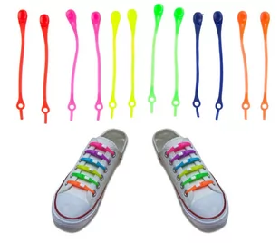 Sznurówki Silikonowe 12Szt/ - Akcesoria obuwnicze - miniaturka - grafika 1