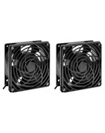 Pozostałe akcesoria sieciowe - Intellinet Zestaw 2 Wentylatorów Sufitowych Do Szaf Wiszących Rack 19'' (716154) - miniaturka - grafika 1