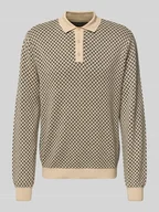 Koszulki męskie - Sweter z dzianiny z kołnierzykiem polo model ‘BAO POLO KNIT’ - miniaturka - grafika 1