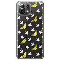 Etui i futerały do telefonów - ERT GROUP etui na telefon Xiaomi 11 LITE 4G/5G, case oryginalny i oficjalnie licencjonowany przez DC, wzór Wonder Woman 007, plecki z TPU częściowo przeźroczyste - miniaturka - grafika 1
