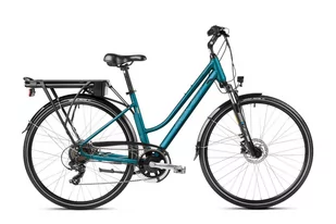 Rower elektryczny ROMET GAZELA RM 1 2023 morsko-srebrny, 20, 28, bmz volatus 440 wh, kobieta - Rowery elektryczne - miniaturka - grafika 1