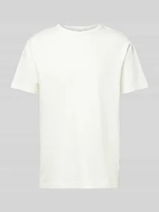 T-shirt z prążkowanym, okrągłym dekoltem model ‘SANDER’ - Koszulki męskie - miniaturka - grafika 1