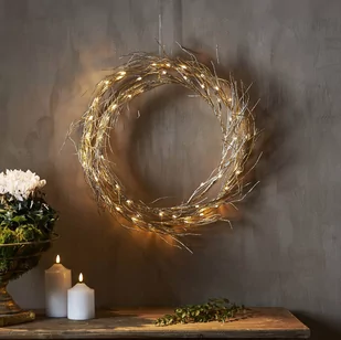 Star Trading Wieniec dekoracyjny LED Fizzy, szampan, 45cm - Oświetlenie świąteczne - miniaturka - grafika 1