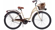 Rowery - Kozbike K23 S1 28 cali Damski Beżowy - miniaturka - grafika 1