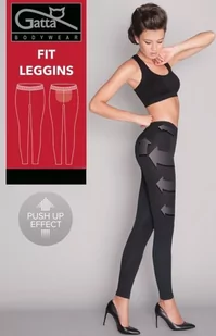 LEGGINSY GATTA FIT modelujące (kolor czarny, rozmiar L) - Legginsy - miniaturka - grafika 1